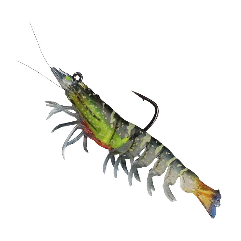 Camarão Artificial Magic Shrimp GLOW Camarões artificiais com olhos glow