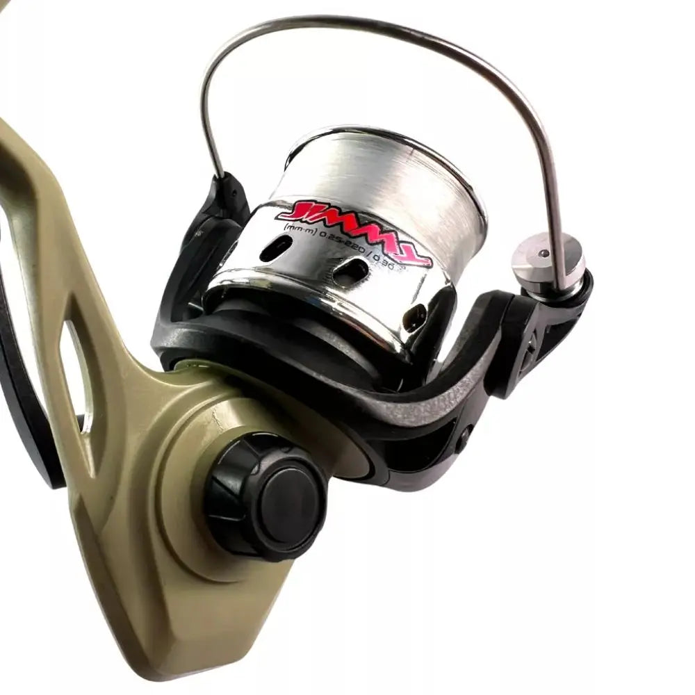 Kit 3 Molinete Marine Sports Jimmy Verde Com Linha