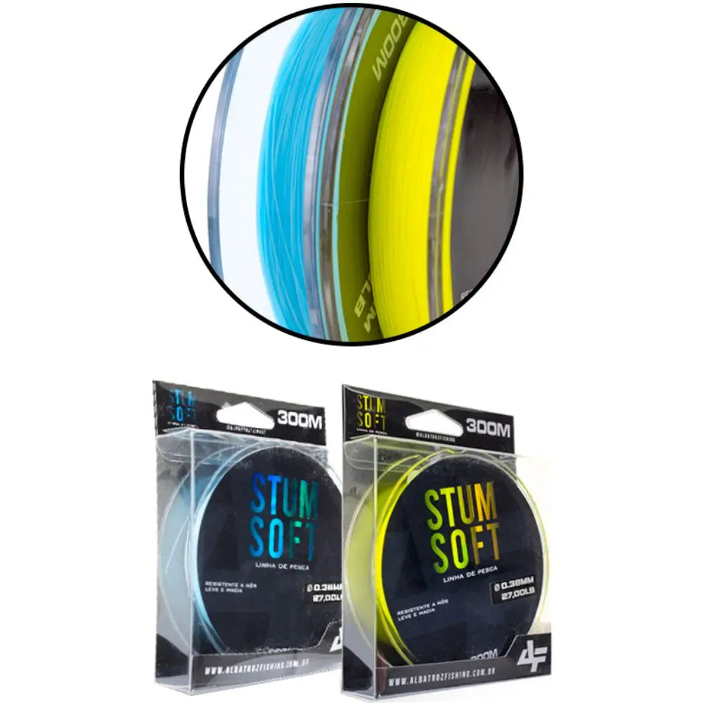 Linha Albatroz Stum Soft 0,38mm 300m